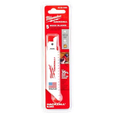 48475460 Milwaukee Tigersågblad 100 mm, 6T, 5-pack Köp online